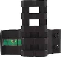Vista 3 de Adaptador táctico de anillo de alcance de 1.181 in/1 pulgada y 1 pulgada, riel de tejedor/picatinny, montaje de abrazadera de barril con nivel