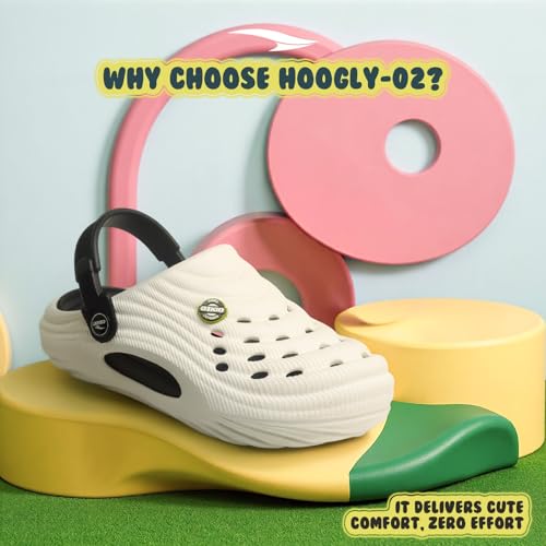 Image of ASIAN Hoogly-02 Kids Clogs with Lightweight Design, Soft Cushioning | Breathable, Flexible, Anti-Slip Grip, Comfortable for Playtime, Travel