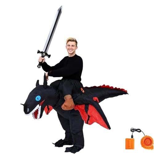 Costume de dinosaure gonflable 150-190cm pour carnaval