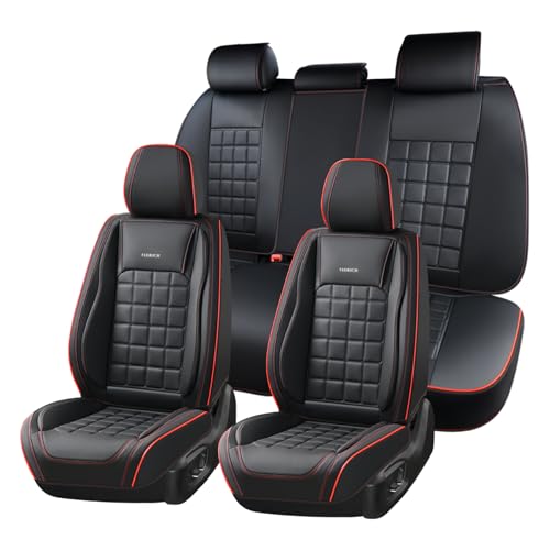 FLORICH Car Seat Covers Full Set, Leather Seat Covers for Cars, Waterproof Car Seat Protectors 5 Seats, Front and Rear Seat Covers for Cars, Automotive Seat Covers Protector Fit for Most Cars Trucks by FLORICH - Used condition - US$123.86