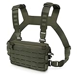 [mocoly]マイクロチェストリグ メンズ チェストリグ タクティカルベスト ミニマルデザイン 多機能ポーチ付き 耐久素材 アウトドア サバゲー 小物収納 サイクリング ベスト 実用的 ポーチ