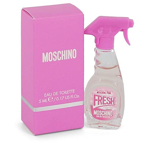 Moschino Fresh Couture Pink Eau De Toilette Mini Splash For Women 0.17 Oz / 5 ml Travel Size