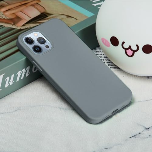 Image of ArmourPro Silicone Back Case for iPhone 15 Pro Max Soft-Touch Case | Dark Grey