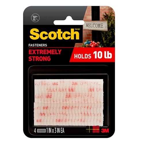3M Scotch All-Weather Clear Reclosable Fasteners 1