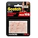 3M Scotch All-Weather EZPass iPass Fastlane Toll Fasteners, 8 Sets of 1 Inch x 3 Inches Strips, Clear (RFD7090)