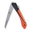 Folding Saw, 8 Inch Rugged Blade Hand Saw, Best for Camping, Gardening, Hunting | Cutting Wood, PVC, Bone, Pruning Saw with Ergonomic Non-Slip Handle Design