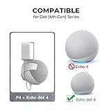 ProudBird P4 Echo Dot Wall Mount, for All-New Alexa Speaker Echo Dot 4th Generation, Hide Messy Wires for Bedroom, Kitchen (Not Include Echo Dot)【1 Pack, White】 - Image 2