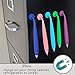 Wellspring Wiggle Writing Pens - Magnetic Pen with Built-in Magnet for Fridge Notes & Lists - Refillable Pens for Home & Office - Pink