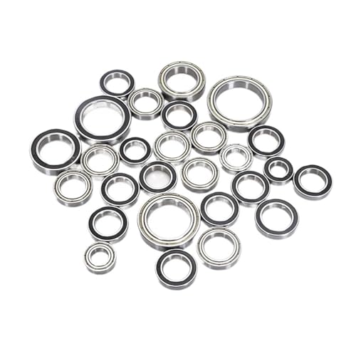 Rodamientos 6902 2RS 15x28x7 mm en acero cromado de ranura profunda 6