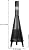 63 inch Tall Chiminea Outdoor Fireplace for Backyard and Patio - Wood Burning Rocket Fire Pit