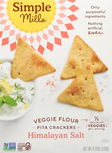 Simple Mills 0856069005582 Veggie Pita Crackers thumb #1