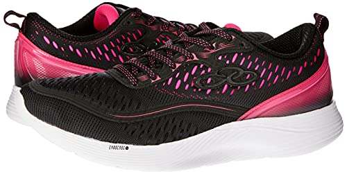 Tênis Flash Flow, Olympikus, Preto/Pink, Feminino, 37