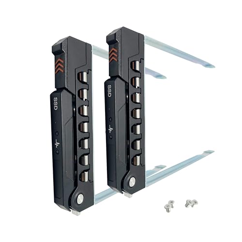 BestParts 2-Pack Bandeja SSD 2.5 SFF E3.s NVMe compatible Dell miniatura 1