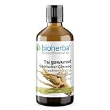 Sibirischer Ginseng – Taigawurzel Tropfen, Tinktur 100 ml – Eleutherococcus (Eleuthero) mit Zink, Vegan von BIOHERBA PZN 18215592