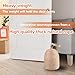 Jingmore 1 Pcs 2 Pcs Decorative Door Stoppers Natural 5.4lb Heavy Door Stop with Handle Weighted Doorstop Indoor Farmhouse Jammer Blocker Keeps Open Bookend Christmas Gifts (Wicker Jute)