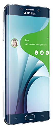 SAMSUNG Galaxy S6 Edge + - Smartphone Libre Android (Pantalla de 5.7", cámara de 16 MP, 32 GB, Android 5.1), Negro