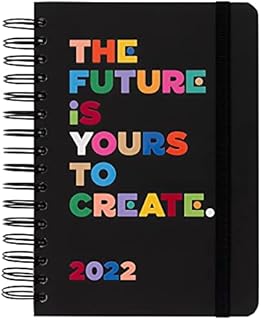 Official The Future Is Yours To Create 2022 Diary Day To Page - 12 Months Planner January 2022 - December 2022 - A5 Diary 2022 Daily Planner By Kokonote