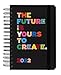 Kokonote Agenda Annuale 2022 The future is Yours to Create By Wink&Wonder, Diario Copertina Rigida, Agenda Giornaliera 2022, Planner 2022, Agenda A5, nero