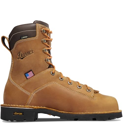 Danner Quarry USA 8" 400G NMT Men's Work Boots - Durable, Waterproof, Insulated, Non-Metallic Toe for Safety & Comfort2