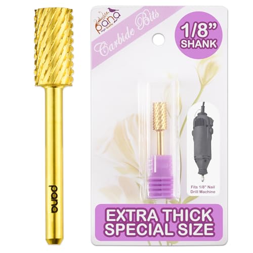 PANA broca 1/8" para manicura y pedicura miniatura 1