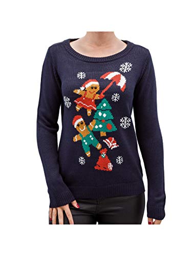 Only Onlgingertree L/S Pullover Knt Felpa Donna