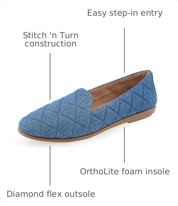Image of Aerosoles Women's Betunia Slip-On Loafer with Memory Foam Footbed