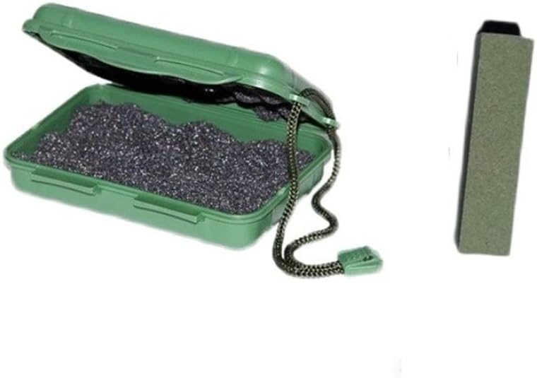 12pcs Archery 100 Grain Broadheads with Arrowhead Case and Sharppener for Compound Bows - Precision Arrow Head for Hunting, Crossbow Broadheads with Razor-Sharp Blades，Durable and Accurate