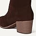 Amazon Essentials Women's Tall Block Heel Boots, Dark Toffee Brown, 8