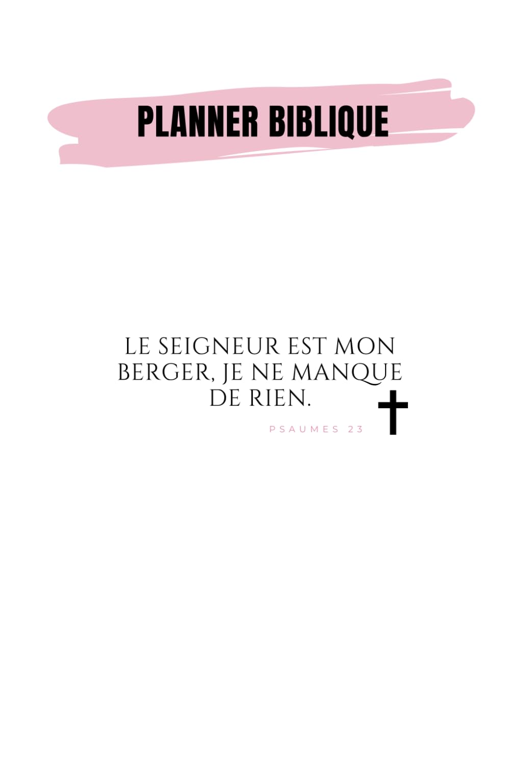 Planner biblique à offrir en cadeau de baptême ou de communion solennelle
