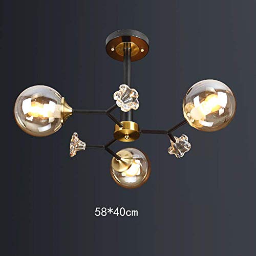 Lámpara sputnik de 6 luces de techo nórdica con iluminación de 360 grados 6