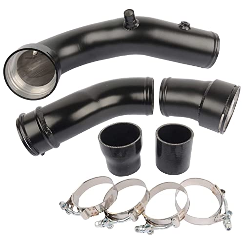 Turbo Charge Pipe & Boost Pipe Cooling Kit Replacement for BMW N55 535i 640i 740i F07 F10 F12 F13 3.0L Mustrod
