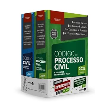 Capa do livro Combo TN - Código Civil e Código Processo Civil - 14ª Edição 2022