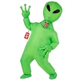 Morph Disfraz Hinchable Alien Adulto, Disfraz Halloween y Carnaval