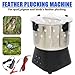 GEHPYYDS Mini Plucker Machine 110-220V to 12V Quail Bird Hair Removal Plucking Machine Poultry Plucker Birds Epilator