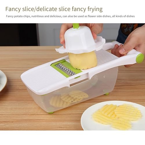 Cortador de vegetales ajustable con contenedor miniatura 4