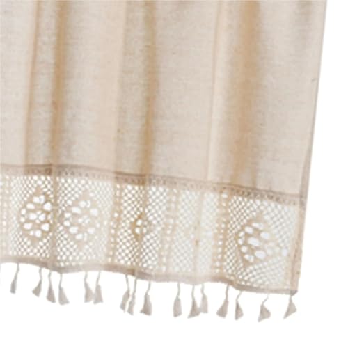 Cortinas cocina cortas estilo granja para ventanas de dormitorio y armarios 6