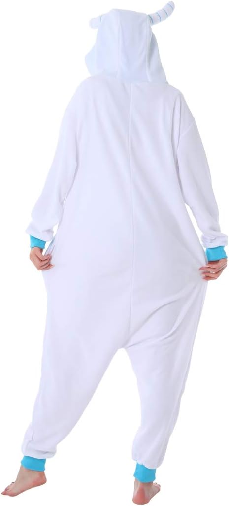 dressfan Animal Snow Monster Onesie Monster Costume Monster Pajamas Cosplay Costume - Image 2