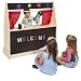 ECR4Kids Activity Birch Hardwood Play Puppet Theater with Flannel Covered Board