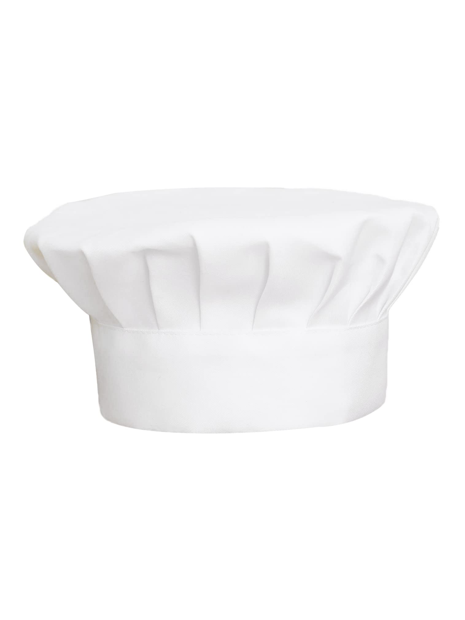 easyforever Chef Hat for Men&Women Adult Adjustable Elastic Baker Restaurant Kitchen Cooking Chef Cap White One Size