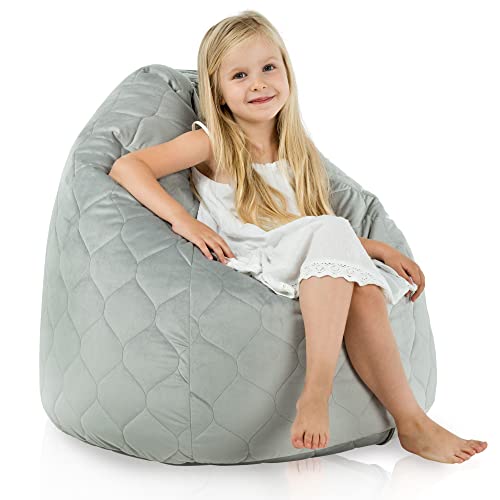 Italpouf Puff Pera L , Puff Infantiles con Relleno Incluido , Interior , Bolsa de Frijoles , Sillón , Cubierta removible , Certificado , Acolchado
