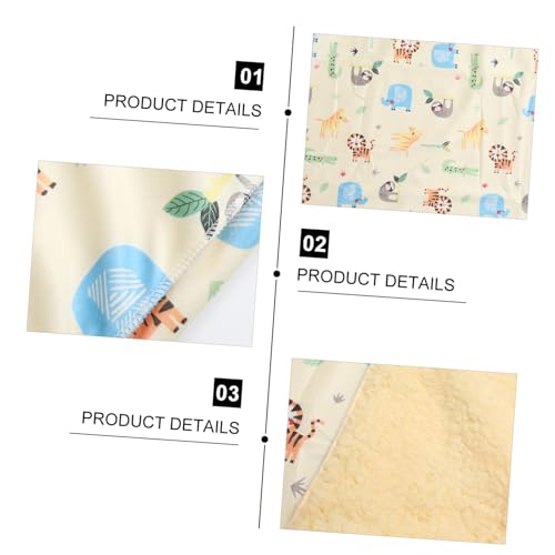 Couverture peluche enfant TOYANDONA en polyester corail lavable