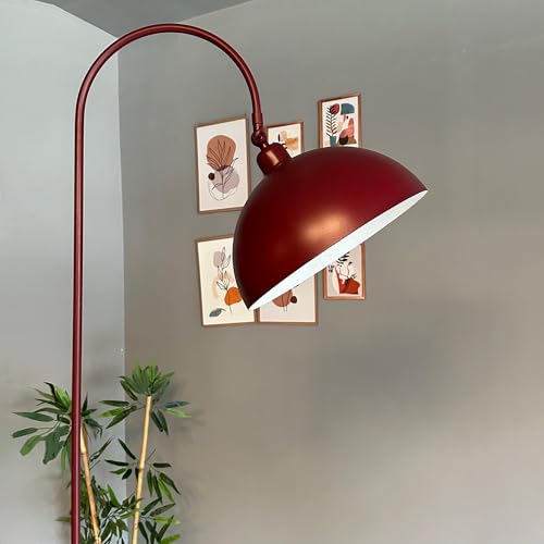 bamyum Gorkiede Métal, Moderne, E27 30 cm, Salon et Chambre, Abat-Jour Réglable, Lampadaire,...