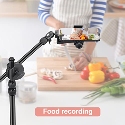 Fantaseal VH-P1 Novelty Adjustable Phone Microphone Overhead Desk Clamp Mount Mic Arm Table Stand Tripod Holder W/Rc+ Monitor Mirror Youtube Time Lapse Video Meeting Zoom Conference Streaming thumb #1