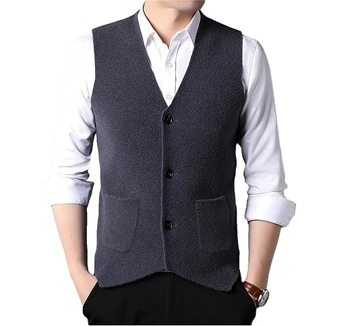 Chaqueta de punto para hombre evita el frío corporal sin restar movilidad