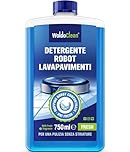 WoldoClean Detergente per Robot Lavapavimenti 750ml - Pulitore Concentrato con Profumo Fresco Oceano per Tutti i Modelli e Stazioni, 50 Applicazioni