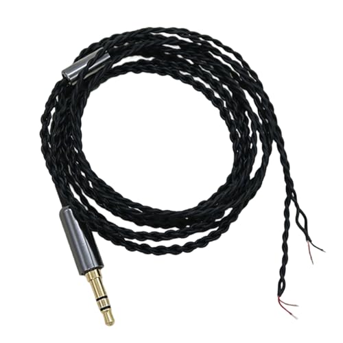 Conector Plug 3.5mm macho a cable abierto para auriculares miniatura 1