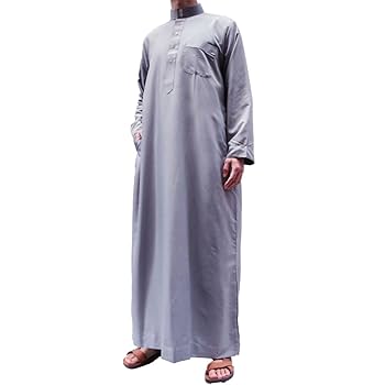 Amazon.co.jp: イスラム服男性ローブカフタンイスラム教徒男性