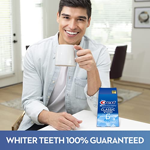 Crest 3D Whitestrips, Classic Vivid, Teeth Whitening Strip Kit, 20 Strips (10 Count Pack) #TOP6