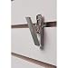 NAHANCO SW122 Slatwall Clip - Brushed Chrome (Pack of 12)