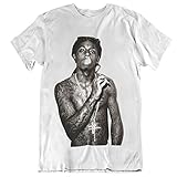 very comfortable Lil Wayne Printed On T-Shirt - Vest Tank-TOP Singlet - Raglan -Tote Bag